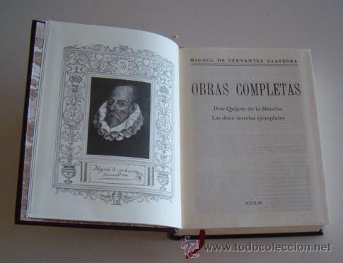 Libros de segunda mano: MIGUEL DE CERVANTES SAAVEDRA. Obras Completas. DOS TOMOS. RM72292. - Foto 3