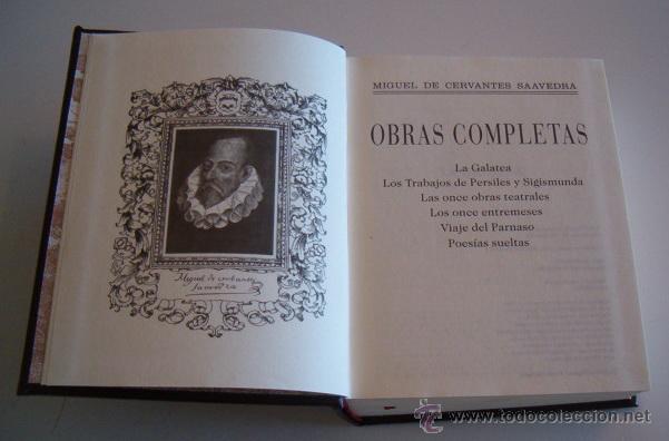 Libros de segunda mano: MIGUEL DE CERVANTES SAAVEDRA. Obras Completas. DOS TOMOS. RM72292. - Foto 4