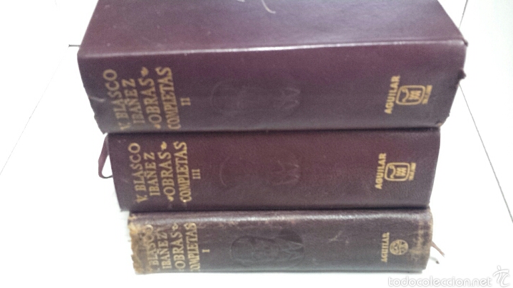 Libros de segunda mano: VICENTE BLASCO IBA&Ntilde;EZ OBRA COMPLETA 3 TOMOS - Foto 1