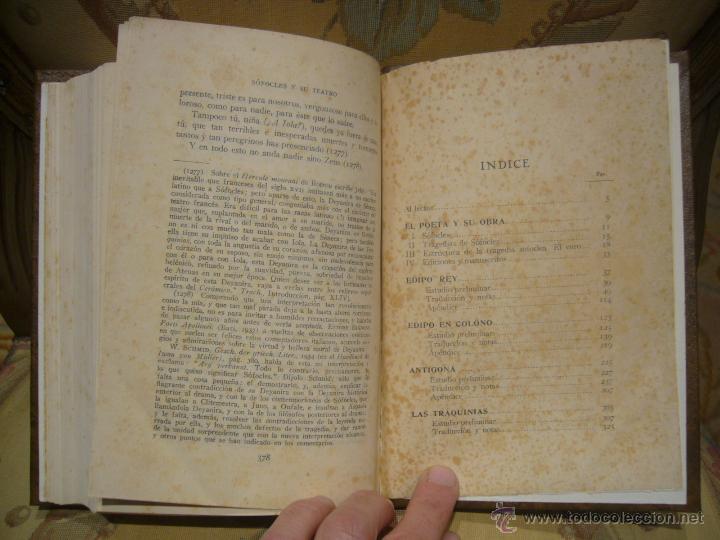 Libros de segunda mano: SOFOCLES Y SU TEATRO, DE IGNACIO ERRANDONEA. - Foto 7