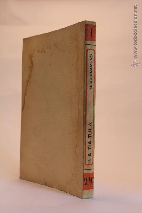 Libros de segunda mano: La Tia Tula - Miguel de Unamuno - (1969) - Foto 2