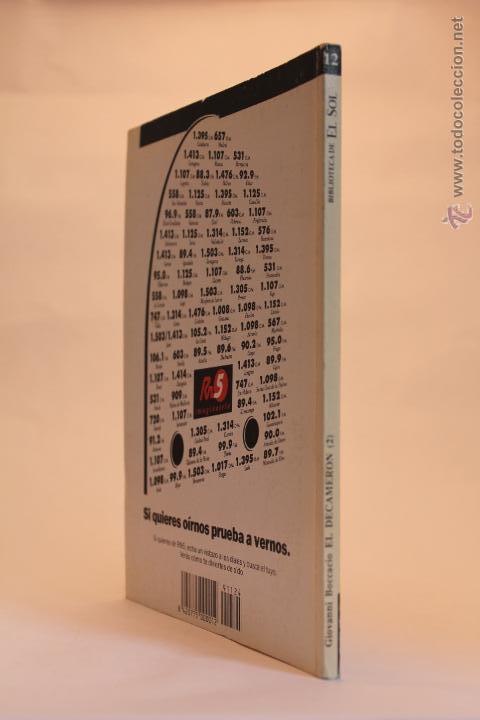 Libros de segunda mano: El Decamer&oacute;n (2) - Giovanni Boccaccio - (1991) - Foto 2