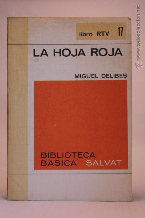 Libros de segunda mano: La Hoja Roja - Miguel Delibes - 1969 - Foto 1
