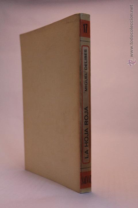 Libros de segunda mano: La Hoja Roja - Miguel Delibes - 1969 - Foto 2