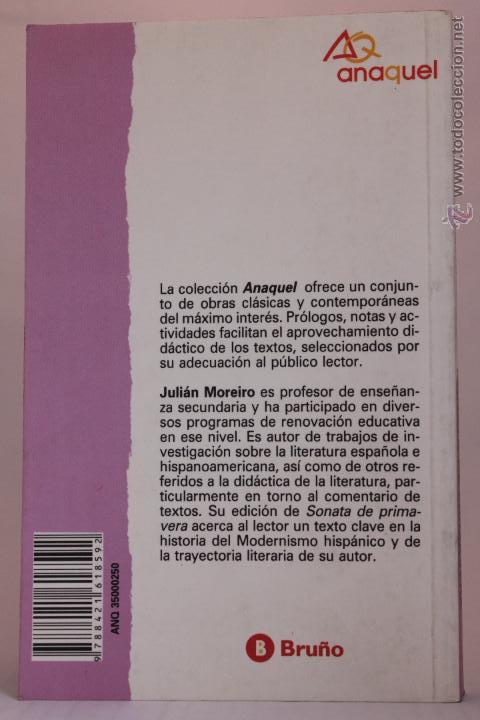 Libros de segunda mano: Sonata de Primavera - Ram&oacute;n del Valle-Incl&aacute;n - (1992) - Foto 2