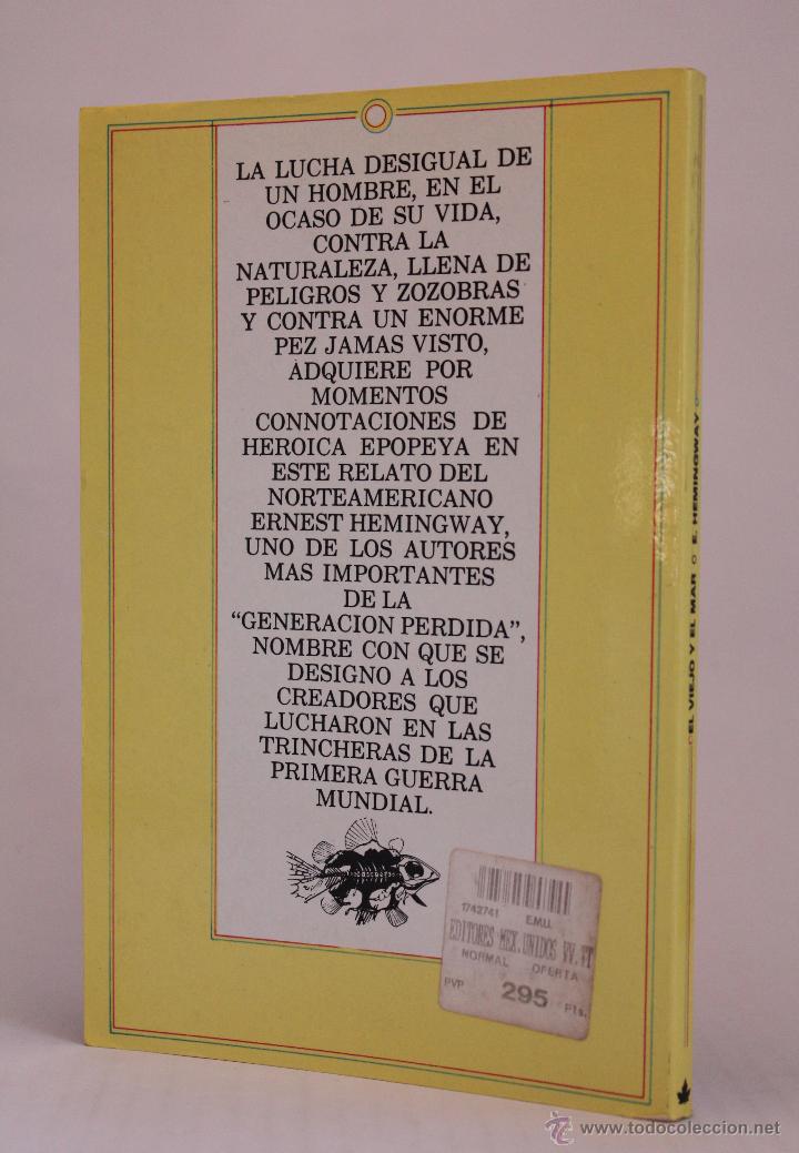 Libros de segunda mano: El Viejo y El Mar - E. Hemingway - (1982) - Foto 2