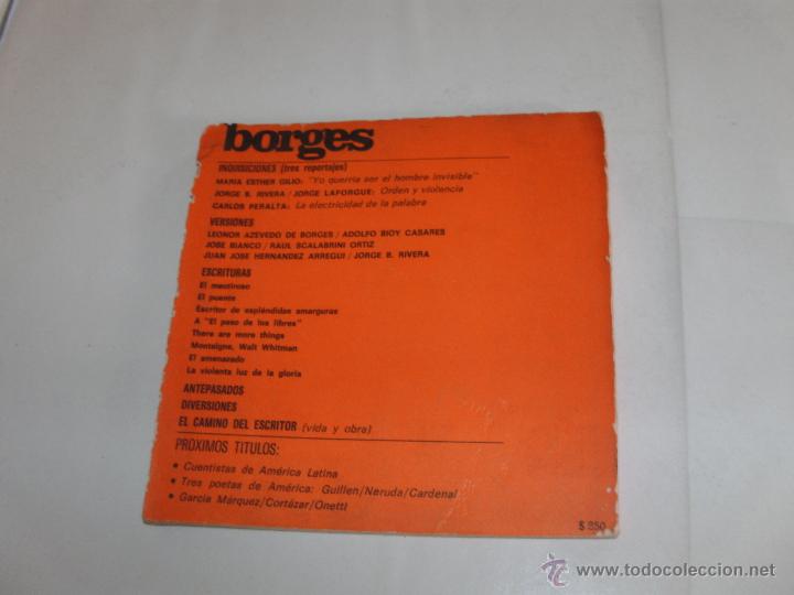 Libros de segunda mano: JORGE L. BORGES - LETRA ABIERTA - - Foto 4