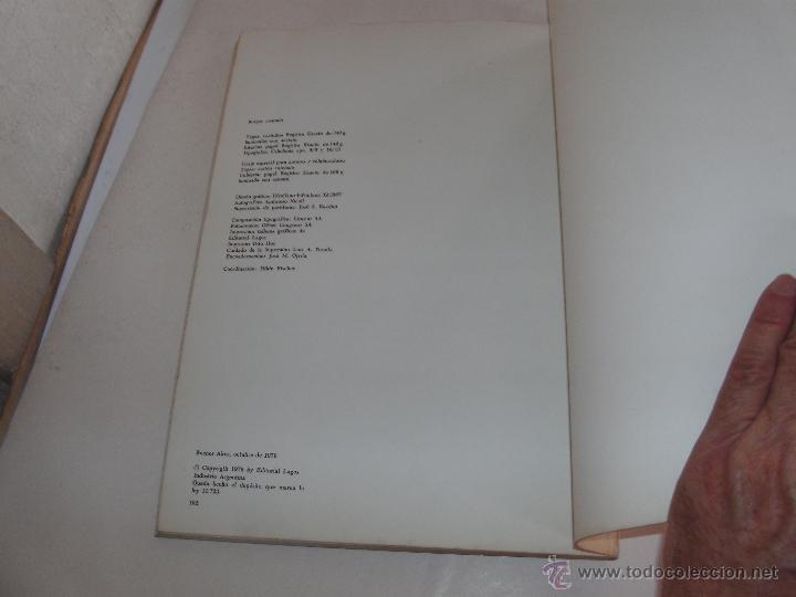 Libros de segunda mano: JORGE L. BORGES - CANTADO - 1&deg; EDICION - - Foto 13