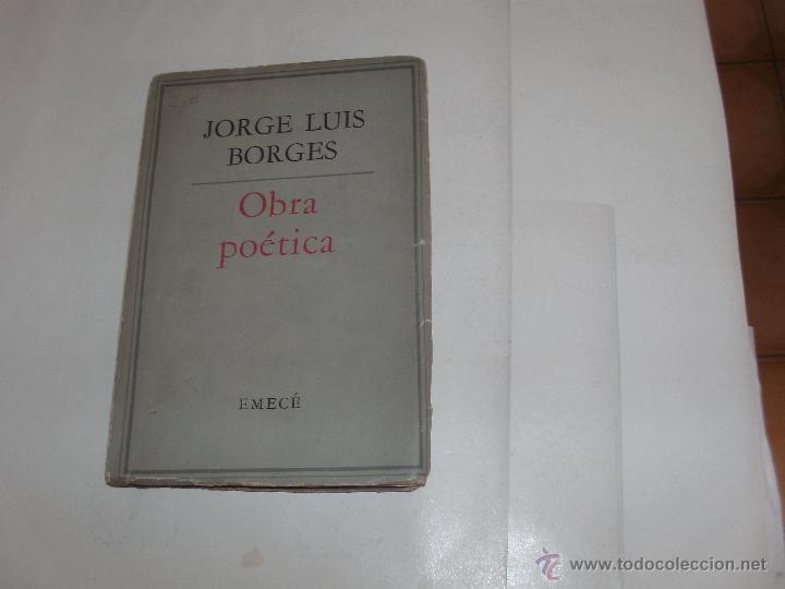 Libros de segunda mano: JORGE L. BORGES - OBRA POETICA - 1&deg; EDICION - Foto 1