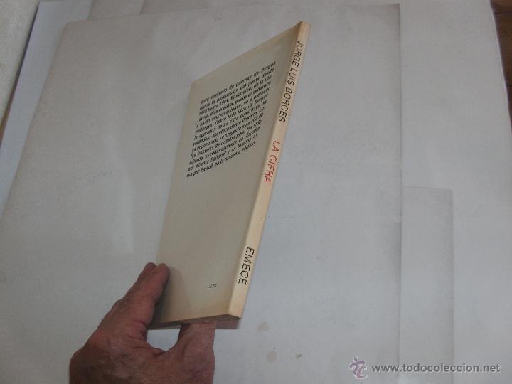 Libros de segunda mano: JORGE L. BORGES - LA CIFRA - 1&deg; EDICION - - Foto 2