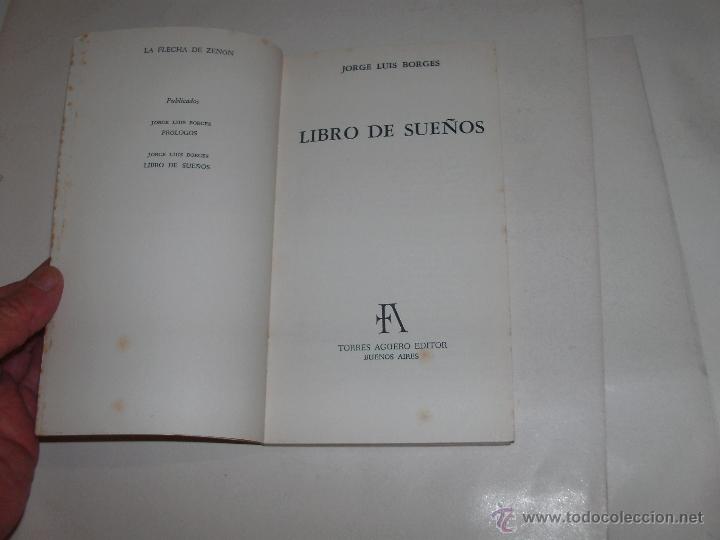 Libros de segunda mano: JORGE L. BORGES - LIBRO DE SUE&Ntilde;OS - 1&deg; EDICION - - Foto 2