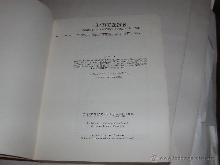 Libros de segunda mano: JORGE L. BORGES - LHERNE - - Foto 2