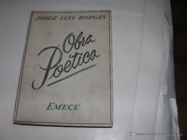 Libros de segunda mano: JORGE L. BORGES - OBRA POETICA - 1&deg; EDICION - - Foto 1