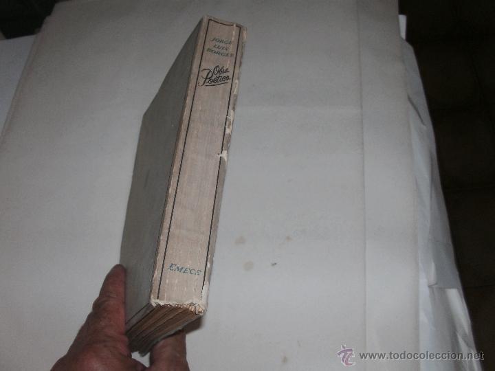 Libros de segunda mano: JORGE L. BORGES - OBRA POETICA - 1&deg; EDICION - - Foto 5