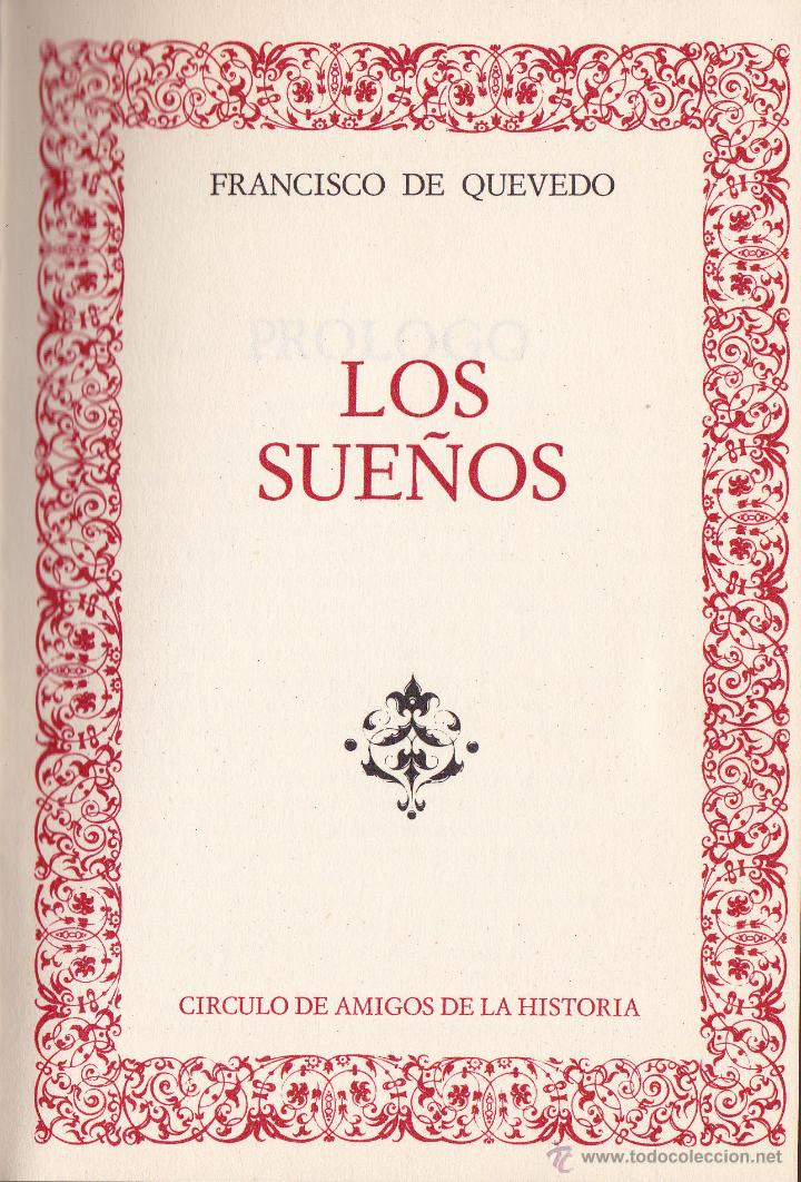 Libros de segunda mano: FRANCISCO DE QUEVEDO - LOS SUE&Ntilde;OS - EDICION LUJO - Foto 1