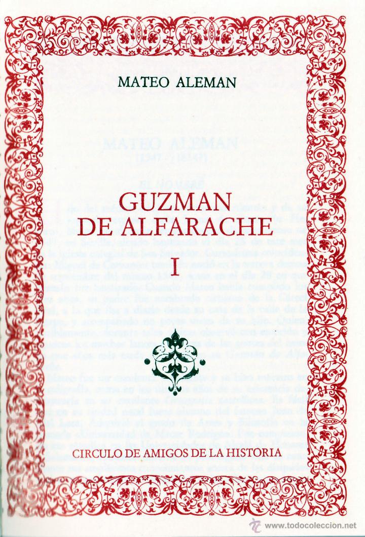 Libros de segunda mano: MATEO ALEMAN - GUZMAN DE ALFARACHE I - EDICION LUJO - Foto 1