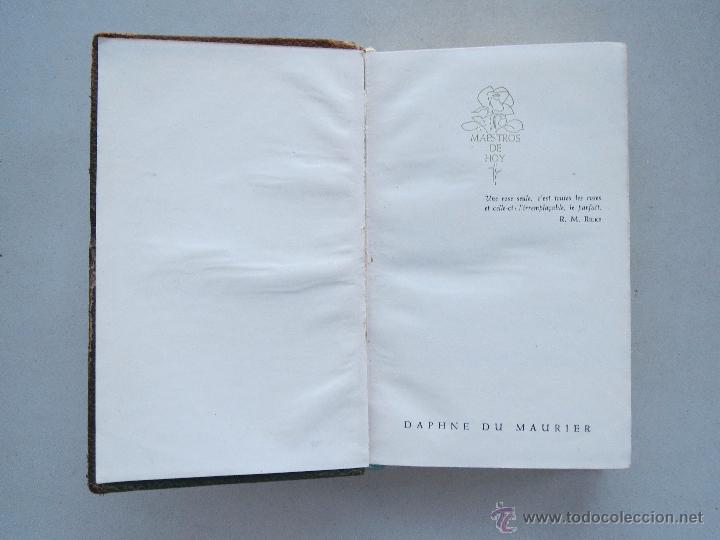 Libros de segunda mano: OBRAS DE DAPHNE DU MAURIER - MAESTROS DE HOY - EDICIONES LA NAVE 1958. - Foto 5