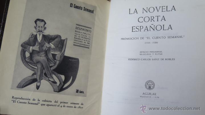 Libros de segunda mano: 1959.- LA NOVELA CORTA ESPA&Ntilde;OLA. AGUILAR - Foto 2