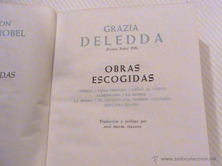 Libros de segunda mano: Grazia Deledda.  Obras escogidas. - Foto 1