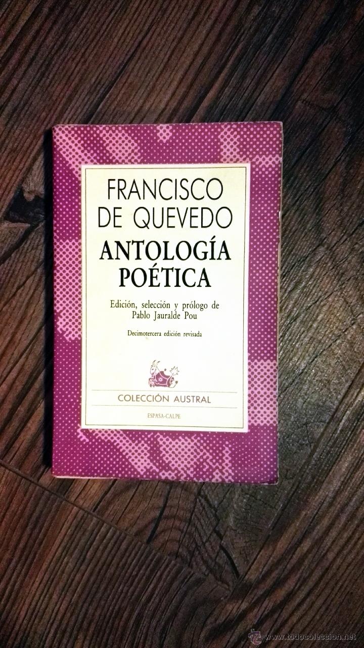 Libros de segunda mano: Antolog&iacute;a po&eacute;tica. Francisco de Quevedo - Foto 1
