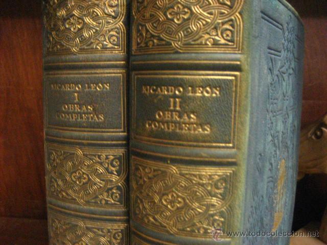 Libros de segunda mano: RICARDO LEON , OBRAS COMPLETAS,  BIBLIOTECA NUEVA 1944 - Foto 4