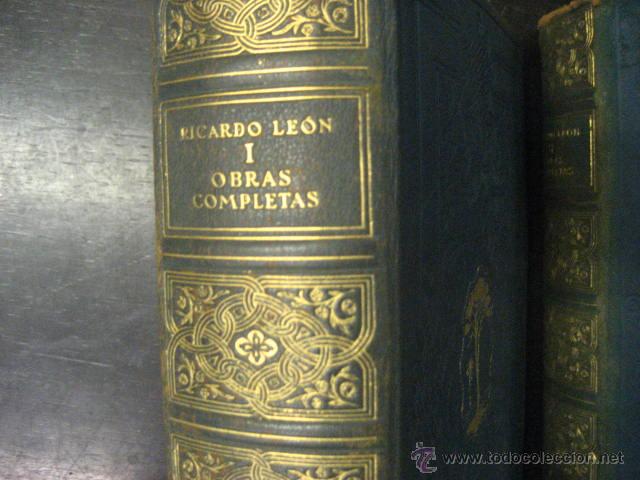 Libros de segunda mano: RICARDO LEON , OBRAS COMPLETAS,  BIBLIOTECA NUEVA 1944 - Foto 10