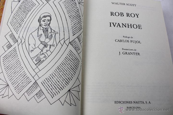 Libros de segunda mano: L-3292 ROB ROY / IVANHOE. WALTER SCOTT. EDICIONES NAUTA 1971 - Foto 5
