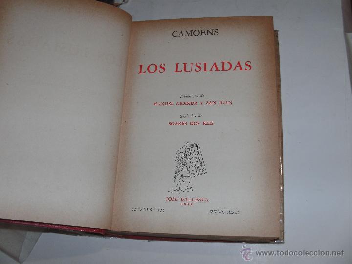 Libros de segunda mano: LUIS CAMOENS - LAS LUSIADAS - - Foto 4