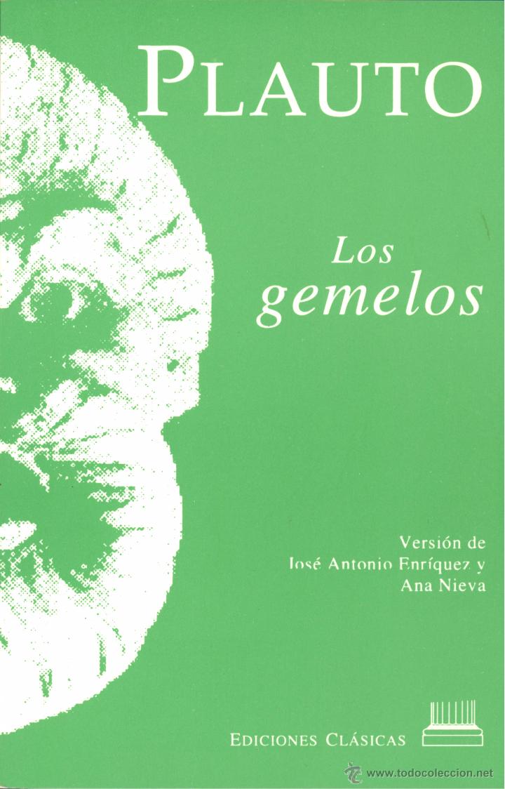 Libros de segunda mano: LOS GEMELOS - PLAUTO - Foto 1