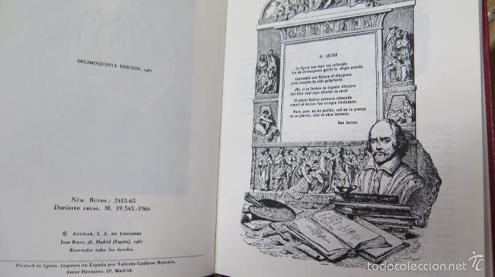 Libros de segunda mano: 1967.- OBRAS COMPLETAS. WILLIAM SHAKESPEARE. AGUILAR - Foto 5