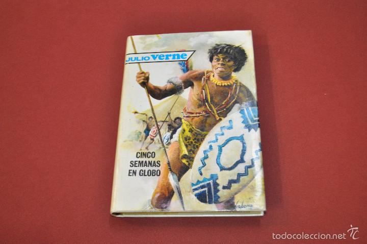 Libros de segunda mano: Cinco semanas en globo - Julio Verne - Editorial Molino - Foto 1