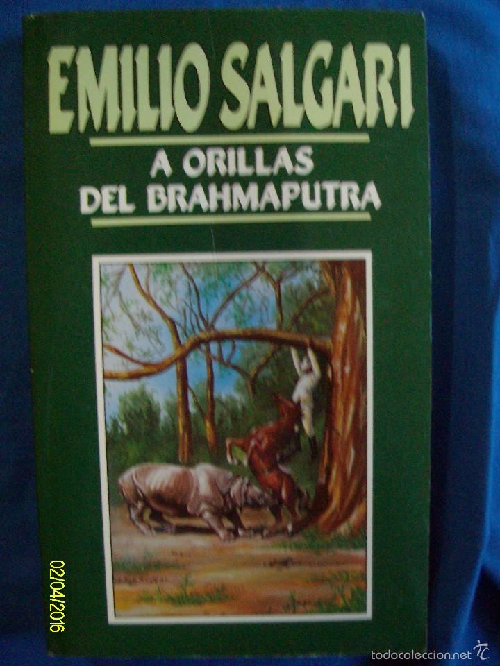 Libros de segunda mano: A ORILLAS DEL BRAHMAPUTRA EMILIO SALGARI N&ordm; 6 EDICIONES ORBIS - Foto 1