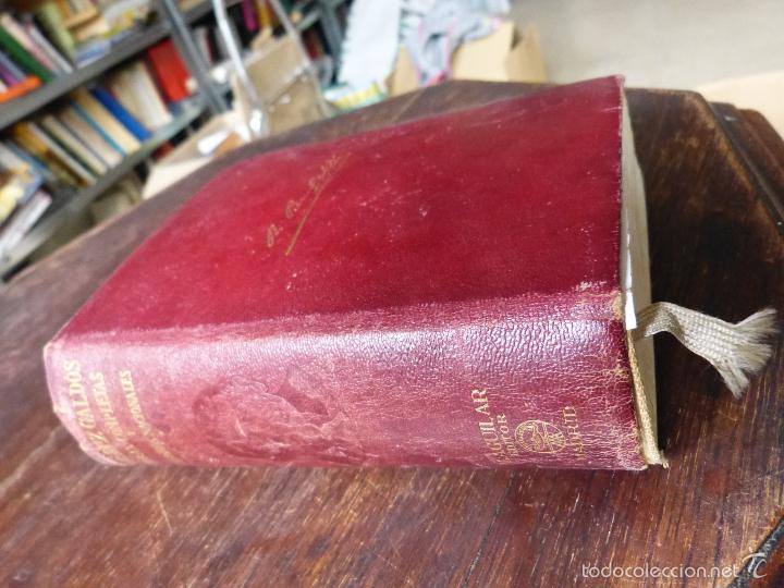 Libros de segunda mano: I EPISODIOS NACIONALES - PEREZ GALDOS (PIEL,1941, NOTAS MANUSCRITAS DE GREGORIO MARA&Ntilde;ON MOYA