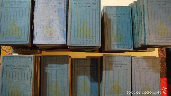Libros de segunda mano: BILIOTECAS POPULARES CERVANTES - LOTE DE 75 EJEMPLARES DE ESTA COLECCION - A&Ntilde;OS 50