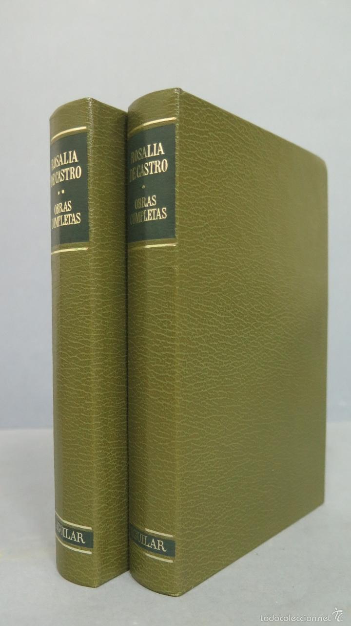 Libros de segunda mano: 1982.- OBRAS COMPLETAS. ROSALIA DE CASTRO. 2 TOMOS. AGUILAR - Foto 1