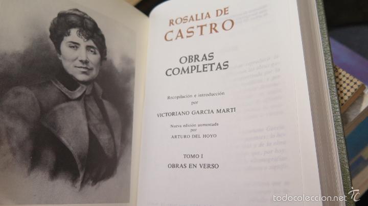 Libros de segunda mano: 1982.- OBRAS COMPLETAS. ROSALIA DE CASTRO. 2 TOMOS. AGUILAR - Foto 2