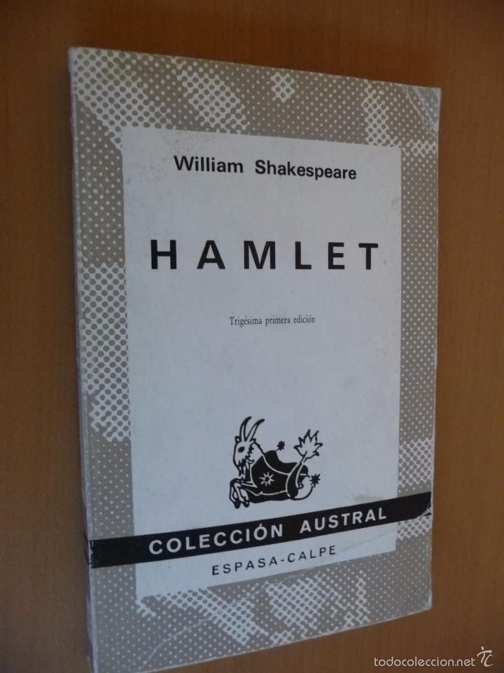 Libros de segunda mano: HAMLET. W. SHAKESPEARE. AUSTRAL. ESPASA-CALPE - Foto 1