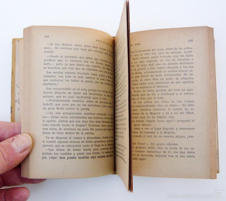 Libros de segunda mano: LOS HIJOS DEL AIRE / E. SALGARI / ED. SATURNINO CALLEJA - Foto 5