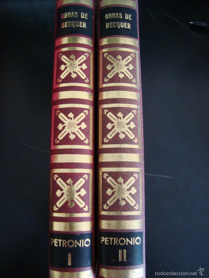 Libros de segunda mano: OBRAS DE BECQUER TOMO I Y II ( OBRA COMPLETA). EDICIONES PETRONIO. - Foto 1