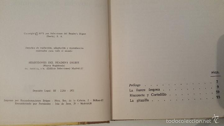 Libros de segunda mano: 3 NOVELAS DE CERVANTES - SELECCIONES READES DIGEST 1971 - Foto 3