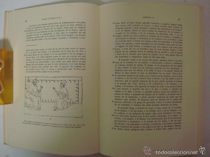Libros de segunda mano: EL LIBRO DE CALILA E DIGNA. 1967 .EDICI&Oacute;N EN FOLIO. CL&Aacute;SICOS HISP&Aacute;NICOS. ILUSTRADO - Foto 2