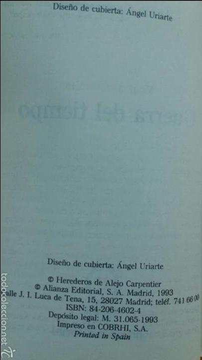 Libros de segunda mano: GUERRA DEL TIEMPO. A.Carpentier - Foto 2