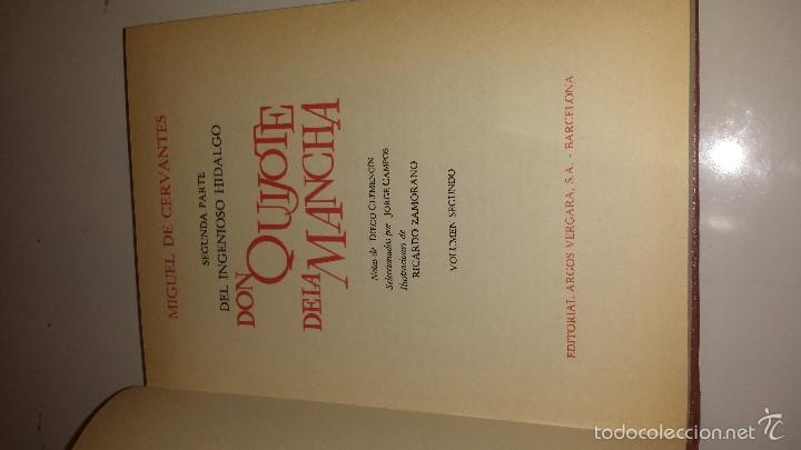 Libros de segunda mano: EL QUIJOTE DE LA MANCHA (VOL. II) 1979 ED. ARGOS - Foto 3