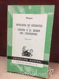 Libros de segunda mano: apologia de socrates criton o el deber del ciudadano,platon ,catedra - Foto 1