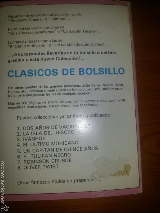Libros de segunda mano: ROBINSON CRUSOE / Clasicos de Bolsillo / 1978 - Foto 4
