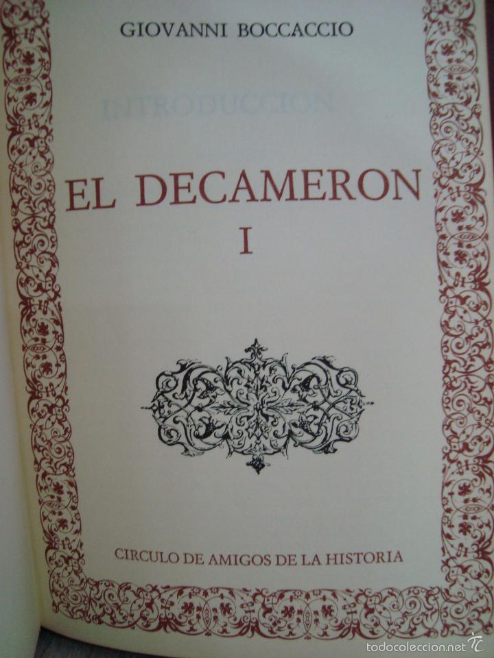 Libros de segunda mano: EL DECAMERON I. GIOVANNI BOCCACCIO. CIRCULO DE AMIGOS DE LA HISTORIA. - Foto 1