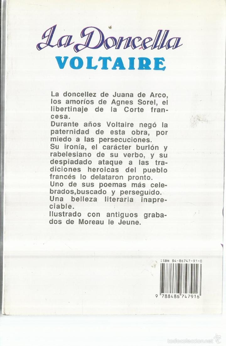 Libros de segunda mano: LA DONCELLA. VOLTAIRE. EDICIONES SEUBA. BARCELONA. 1992 - Foto 3