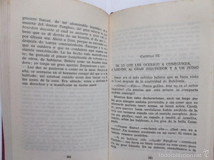 Libros de segunda mano: VOLTAIRE - CUENTOS ESCOGIDOS - BRUGUERA - 1971. - Foto 5
