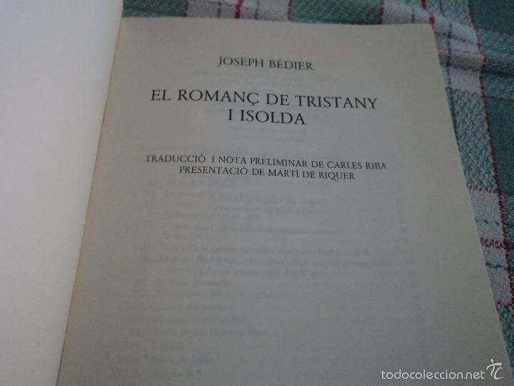 Libros de segunda mano: el roman&ccedil; de tristany i isolda de joseph bedier - Foto 2