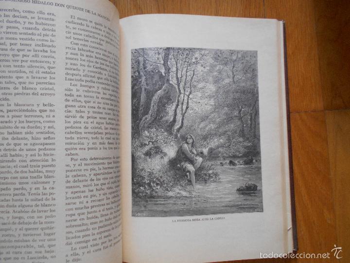 Libros de segunda mano: DON QUIJOTE DE LA MANCHA 2 Tomos , Ilustraciones DORE, Utesa - Foto 3